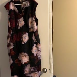 Plus size v- neck dress
